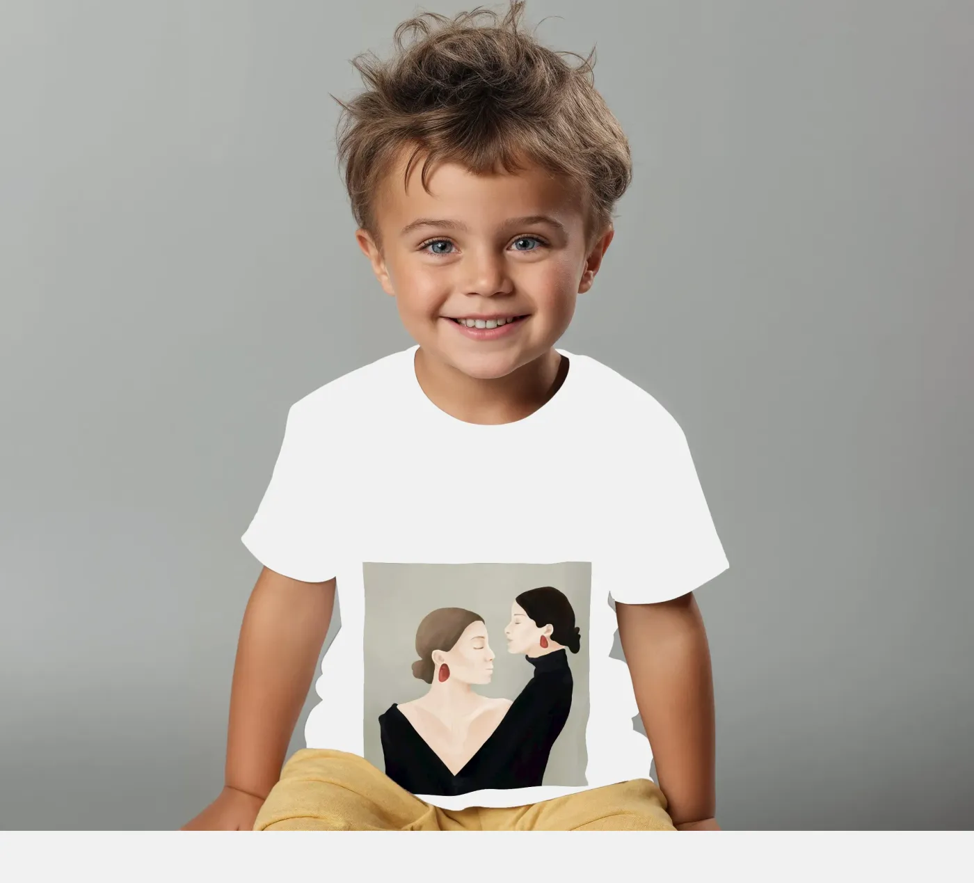 Aligned Model Flow kinder t-shirt van Flow Line