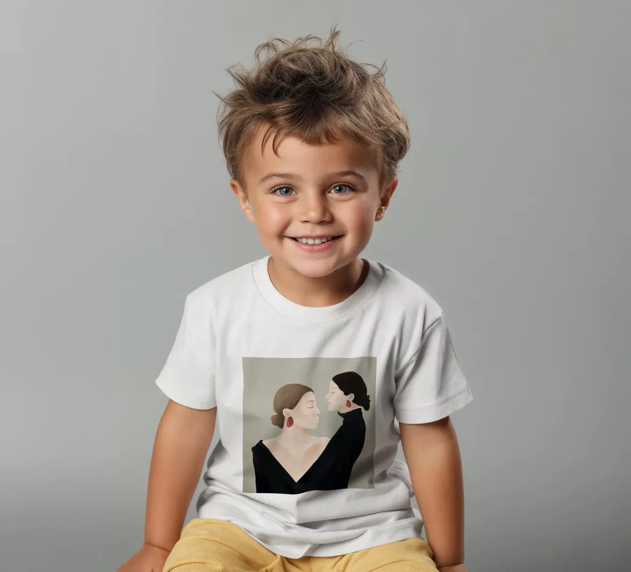 Aligned Model Flow kinder t-shirt van Flow Line