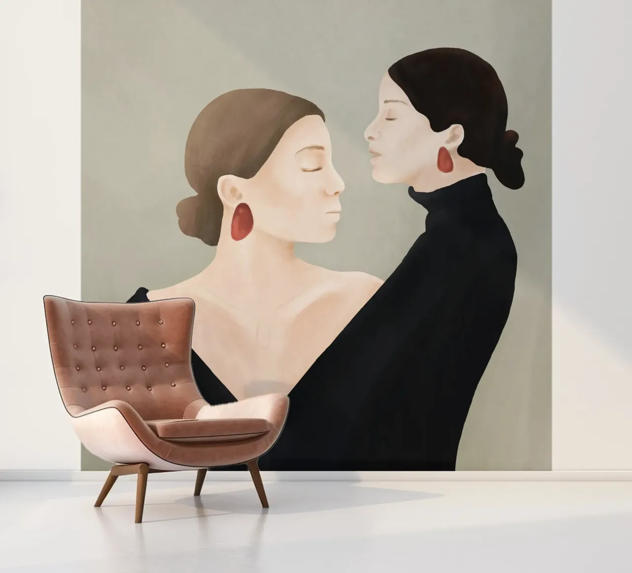 Aligned Model Flow fotobehang van Flow Line