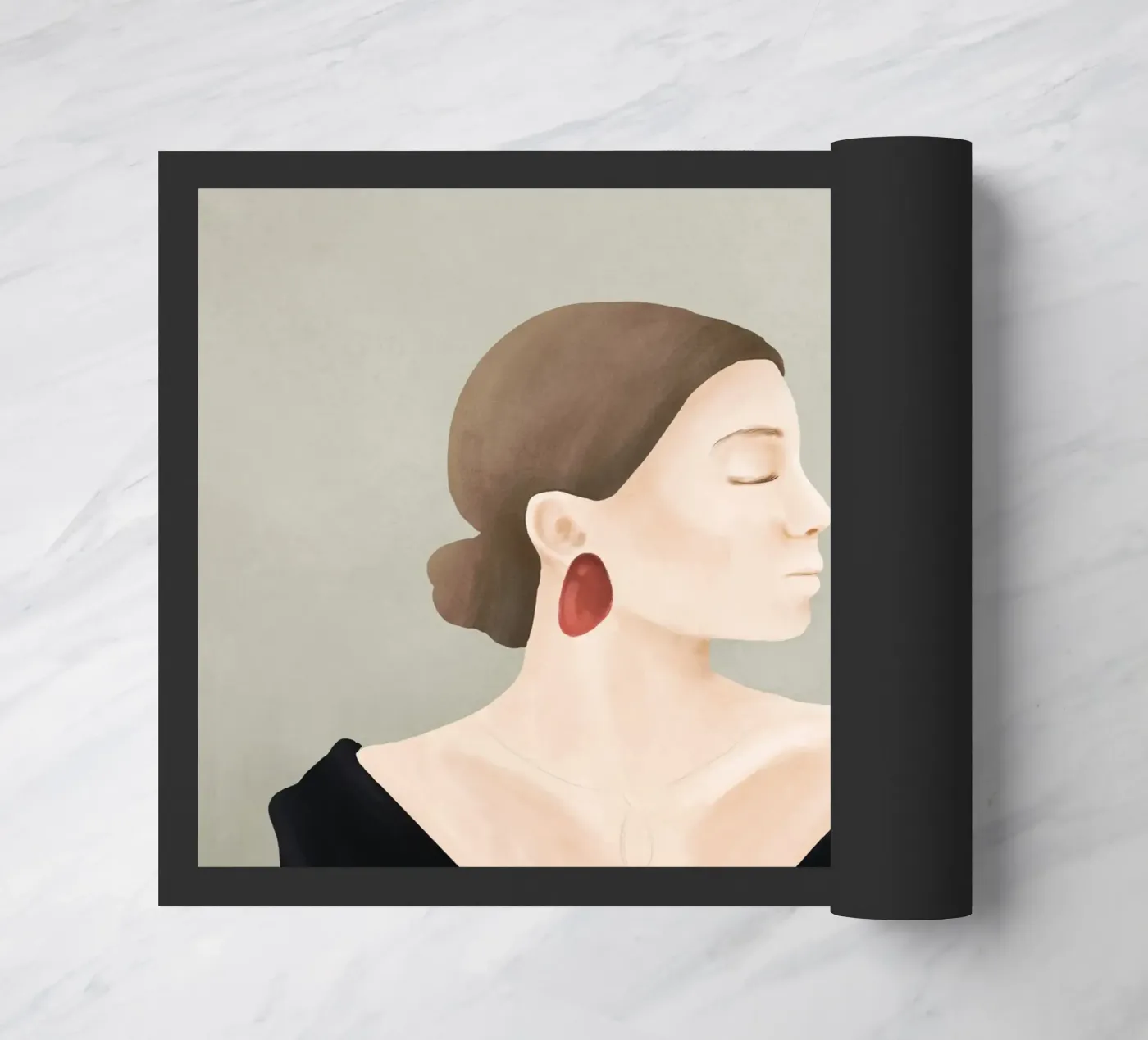 Aligned Model Flow Fußmatte von Flow Line