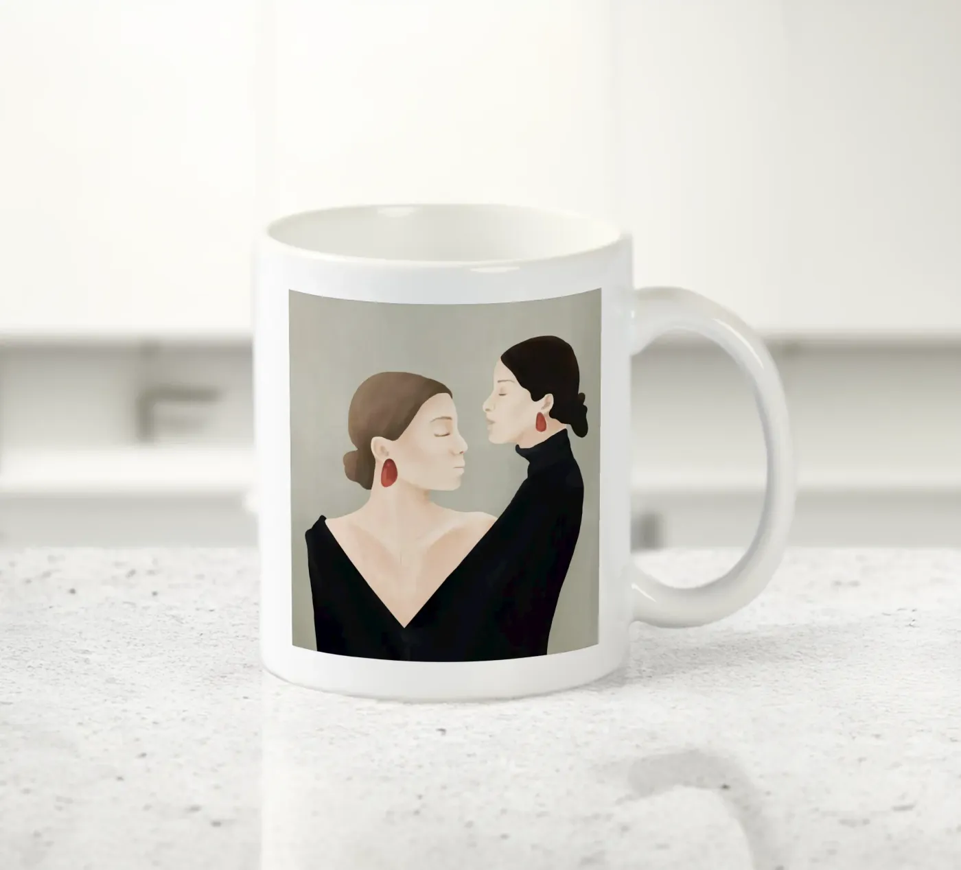 Aligned Model Flow ceramic mug by Flow Line