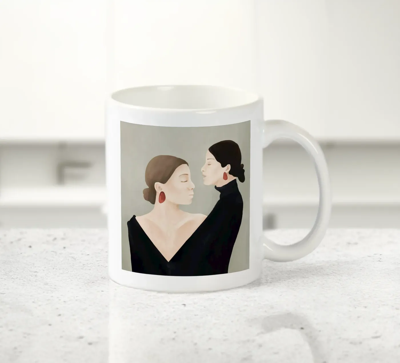 Aligned Model Flow ceramic mug by Flow Line