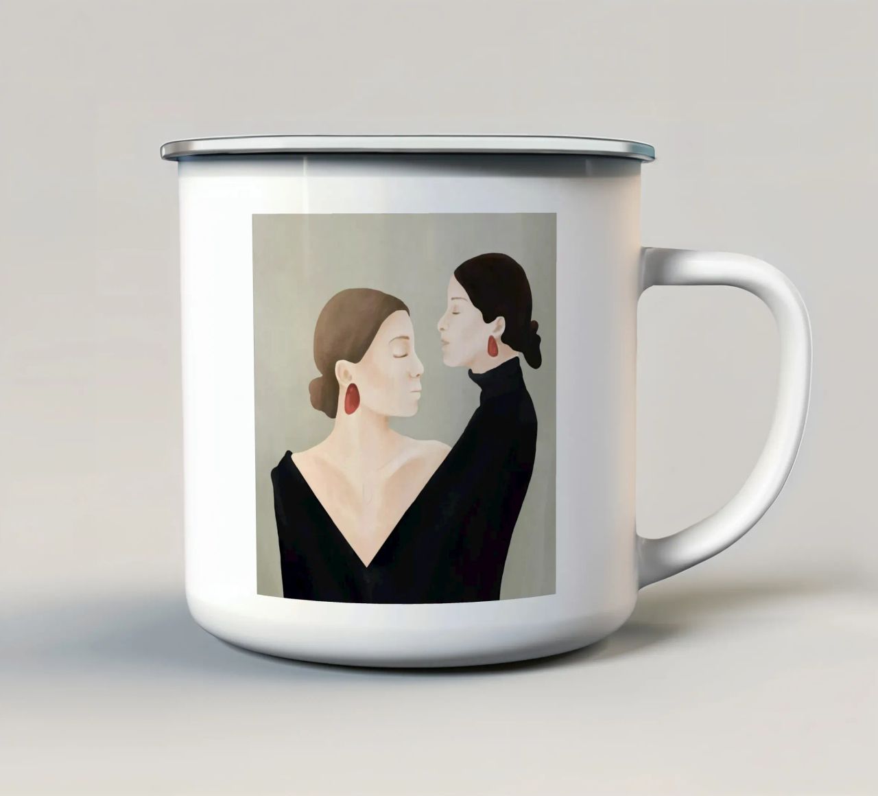Aligned Model Flow taza de esmalte de Flow Line