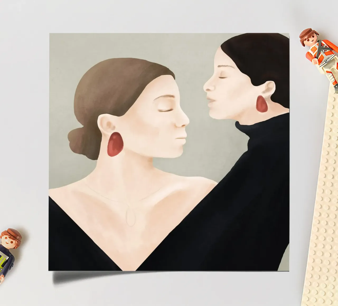 Aligned Model Flow stickervel van Flow Line