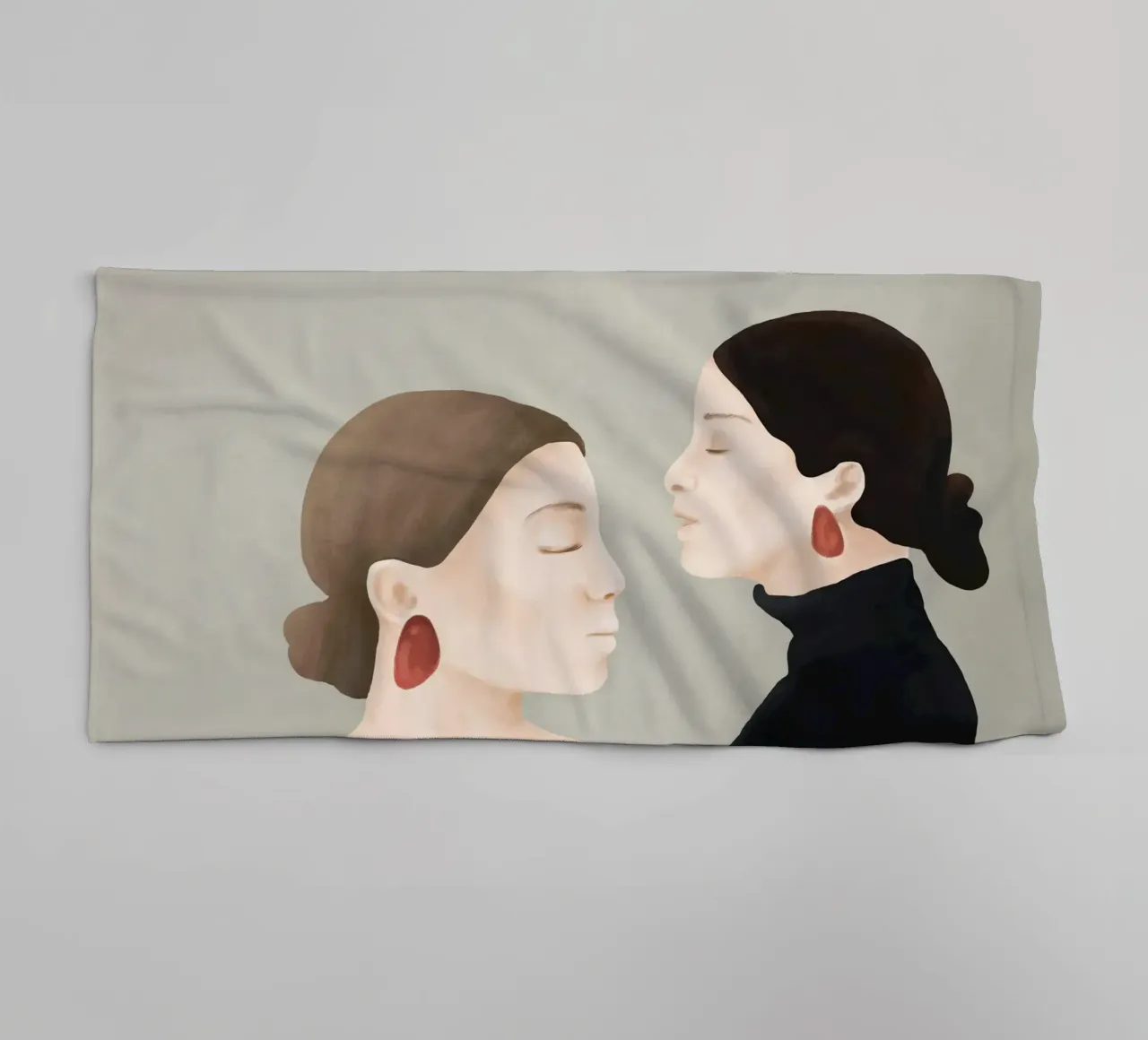 Aligned Model Flow asciugamano da bagno da Flow Line