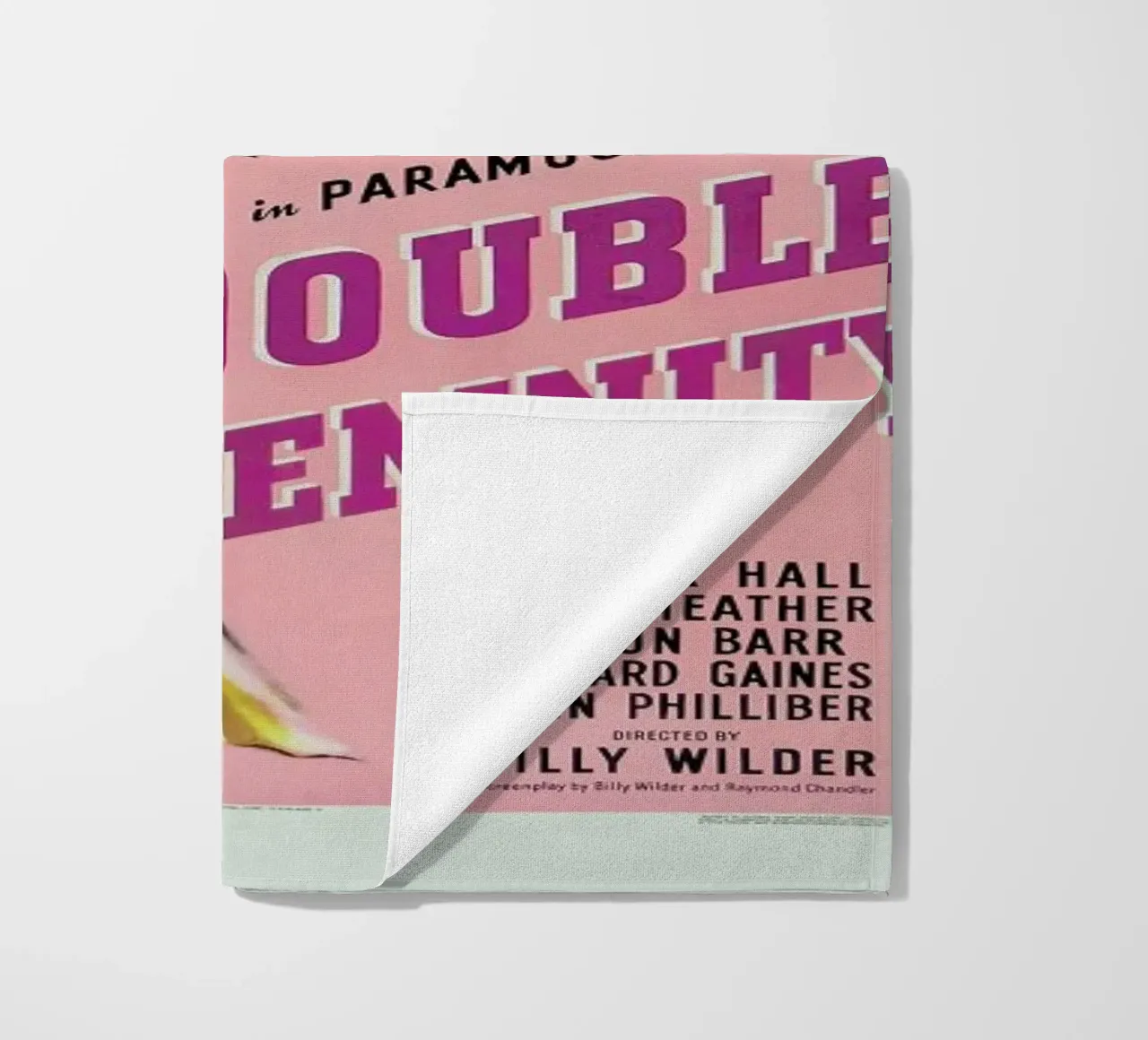 ‘Double Indemnity’ Retro Movie Poster telo mare da Gallery Print and Art Limited