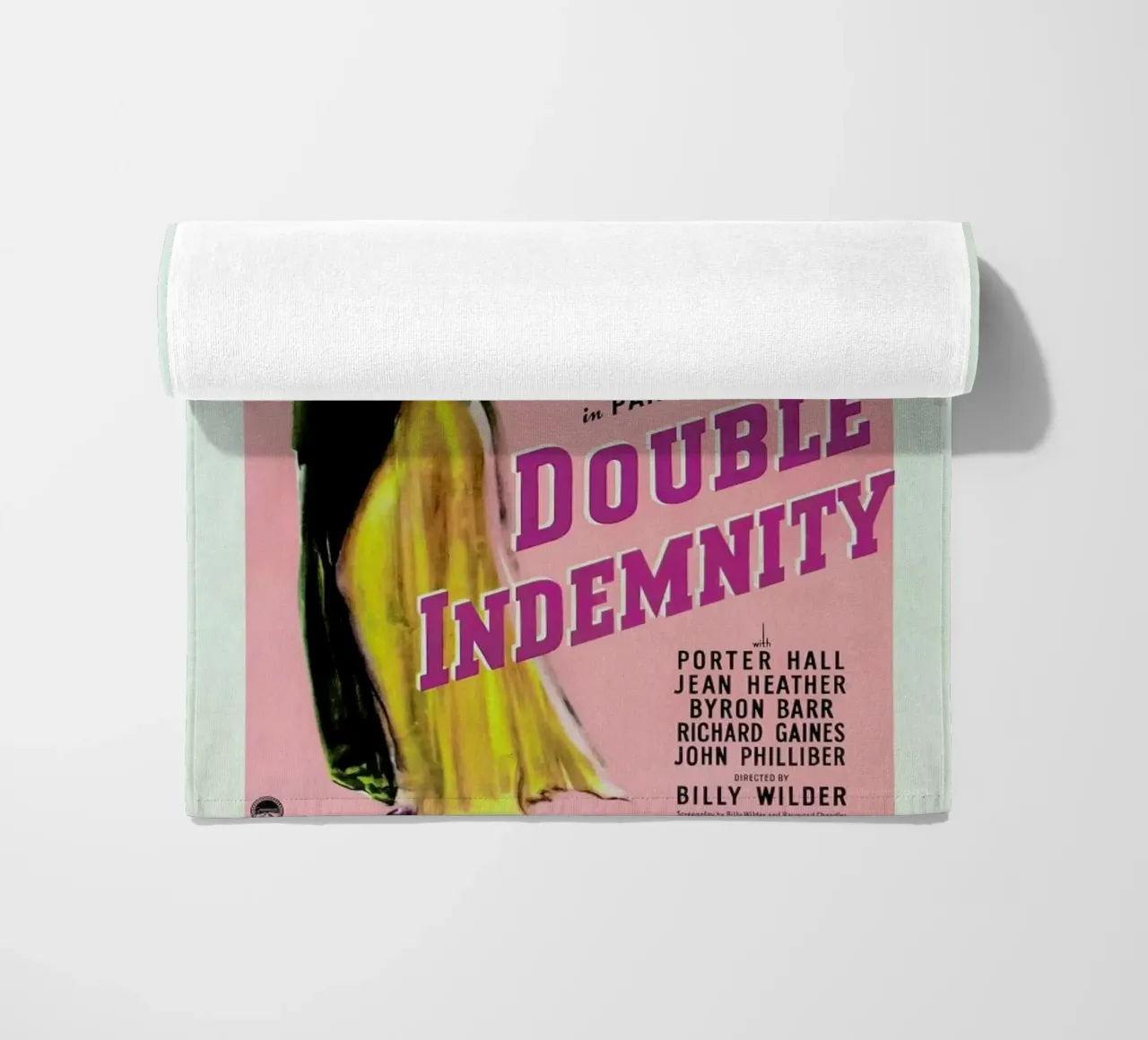 ‘Double Indemnity’ Retro Movie Poster telo mare da Gallery Print and Art Limited