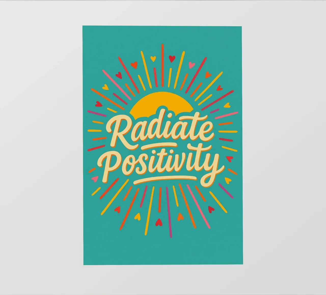 Radiate Positivity pellicola backlit da Wall of Whispers