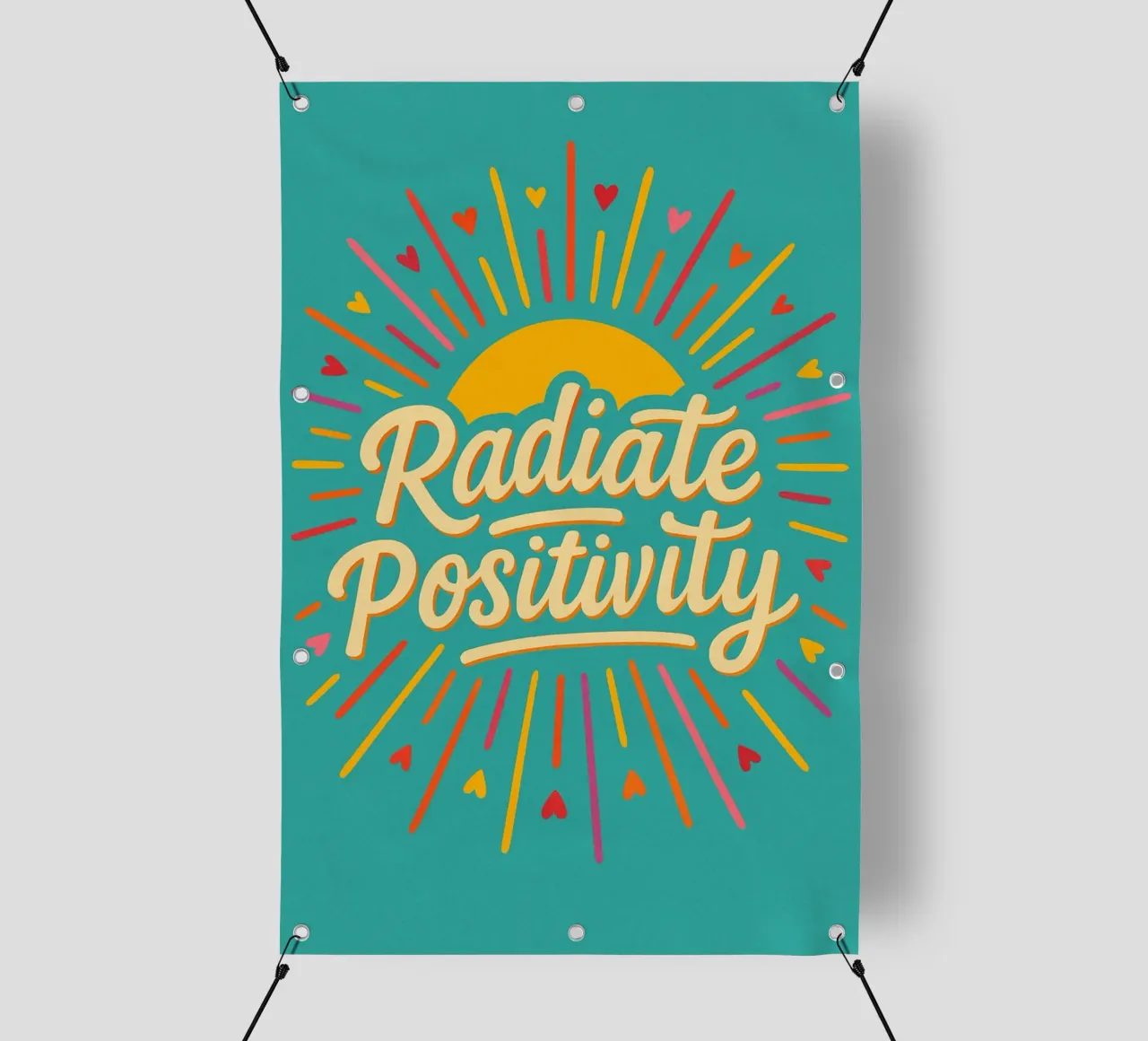 Radiate Positivity telo in pvc da Wall of Whispers