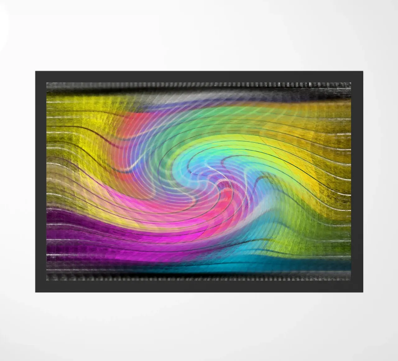 Spectre de couleurs dans le tourbillon paillasson de Gürsel Yesil Digital Art