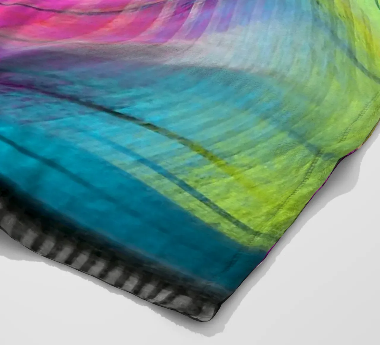 Colour spectrum in the vortex fleece blanket by Gürsel Yesil Digital Art