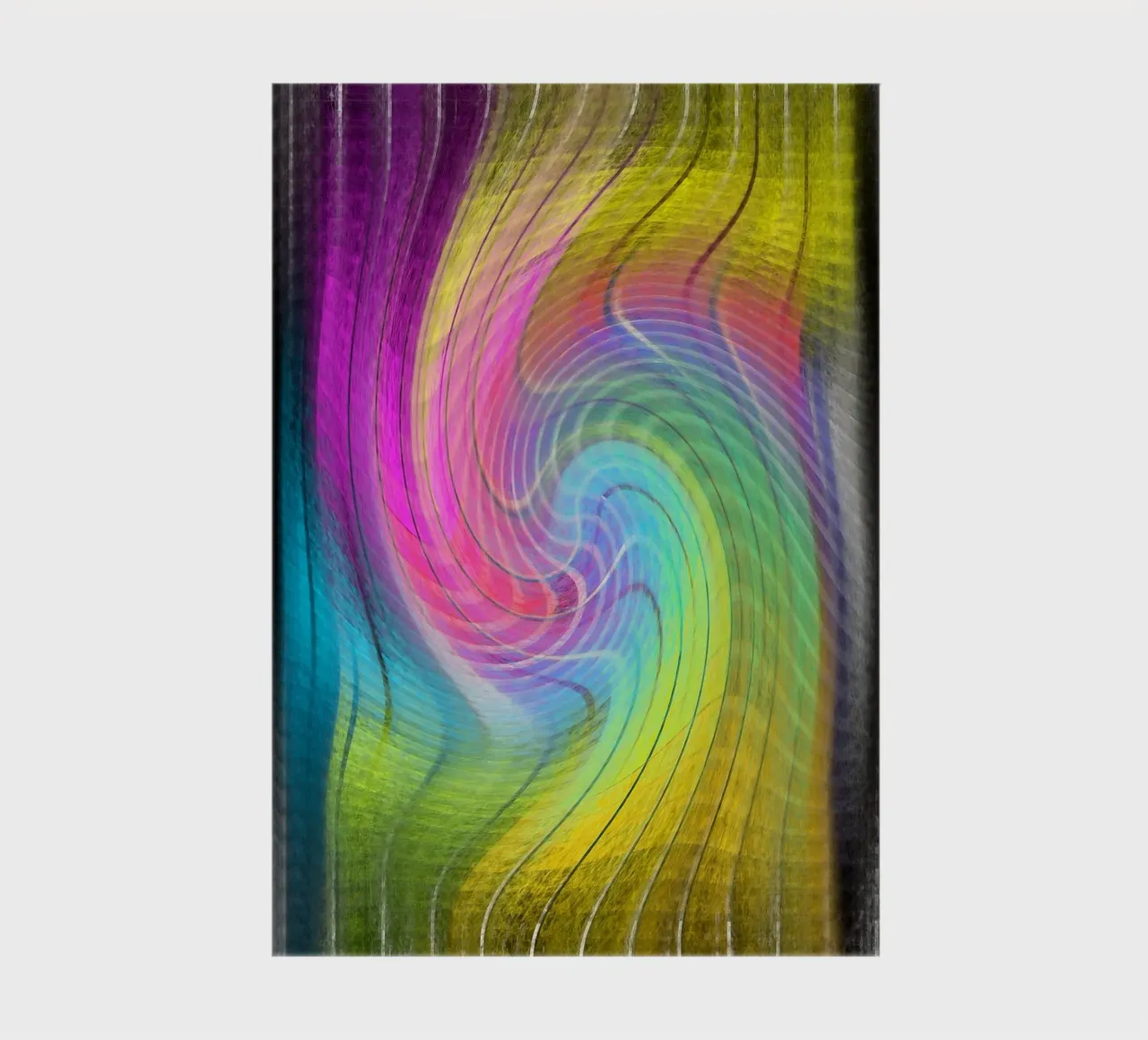 Spectre de couleurs dans le tourbillon carnet de notes de Gürsel Yesil Digital Art