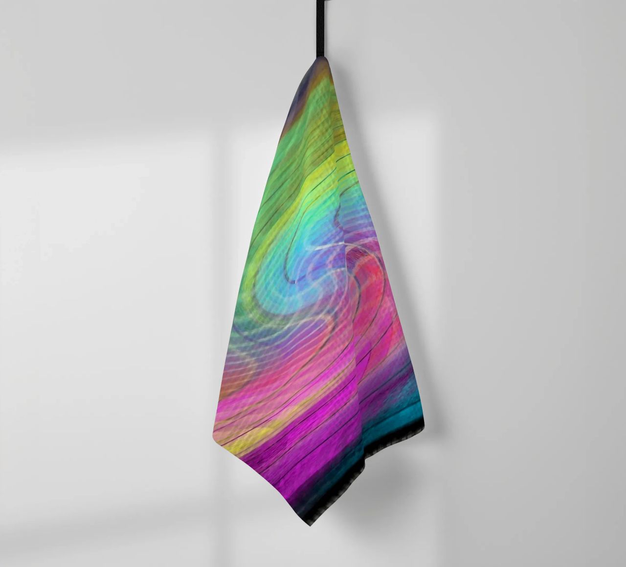 Lo spettro dei colori nel vortice canovaccio da cucina da Gürsel Yesil Digital Art