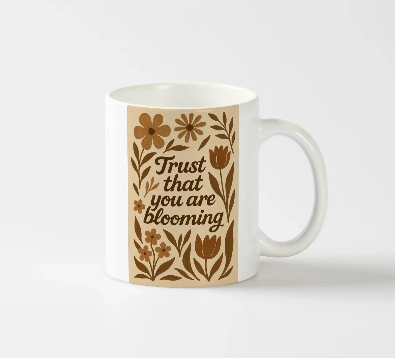 Trust that you are Blooming tazza in ceramica da Wall of Whispers
