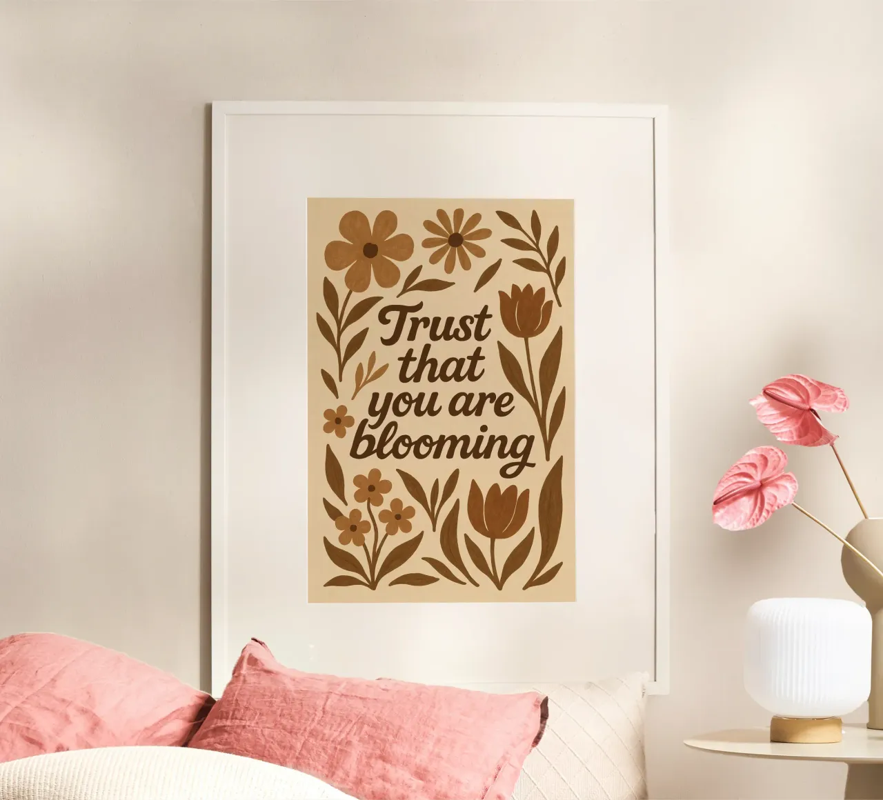 Trust that you are Blooming carta hahnemühle da Wall of Whispers