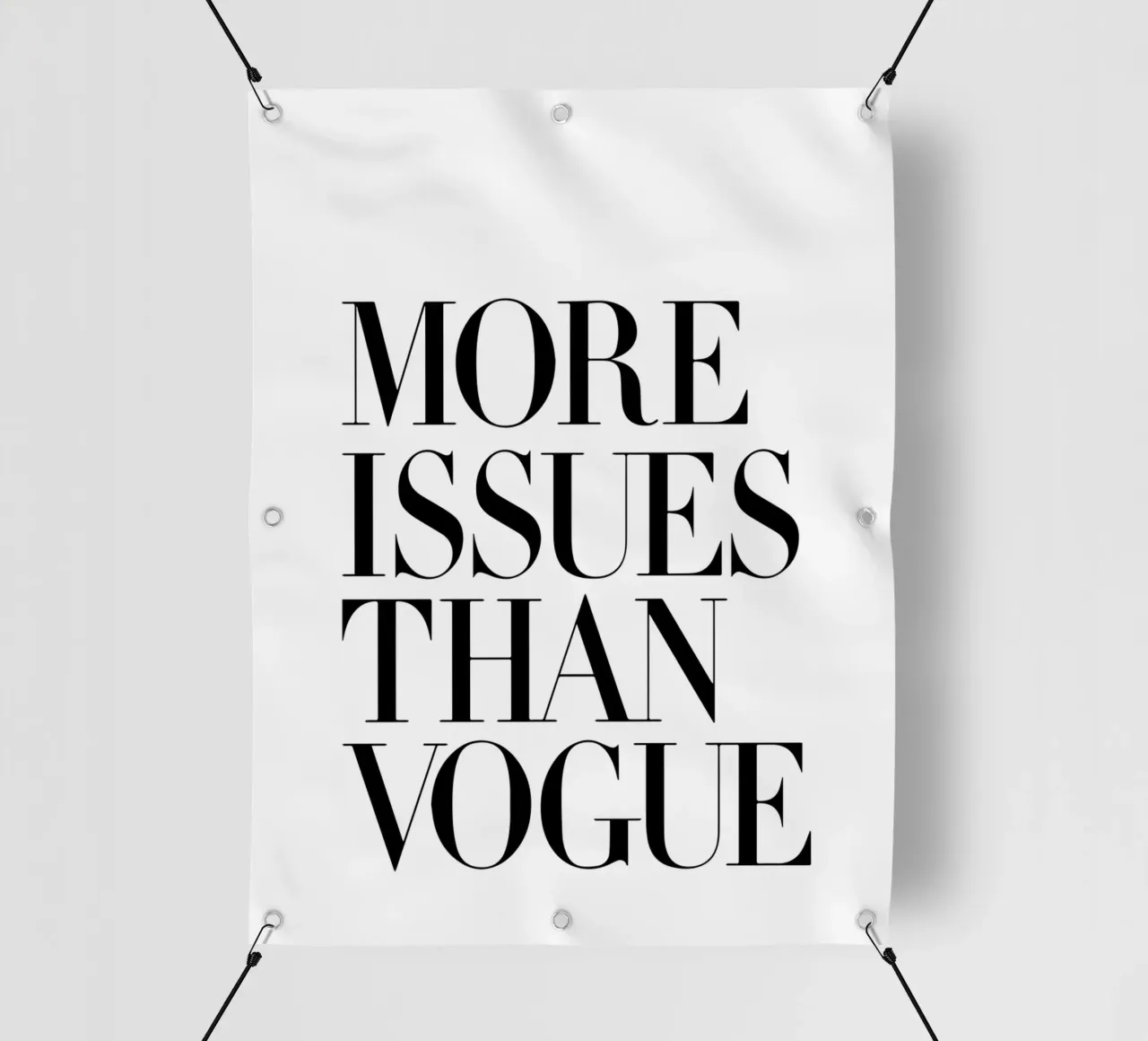 Più problemi di Vogue White telo in pvc da THE MOTIVATED TYPE