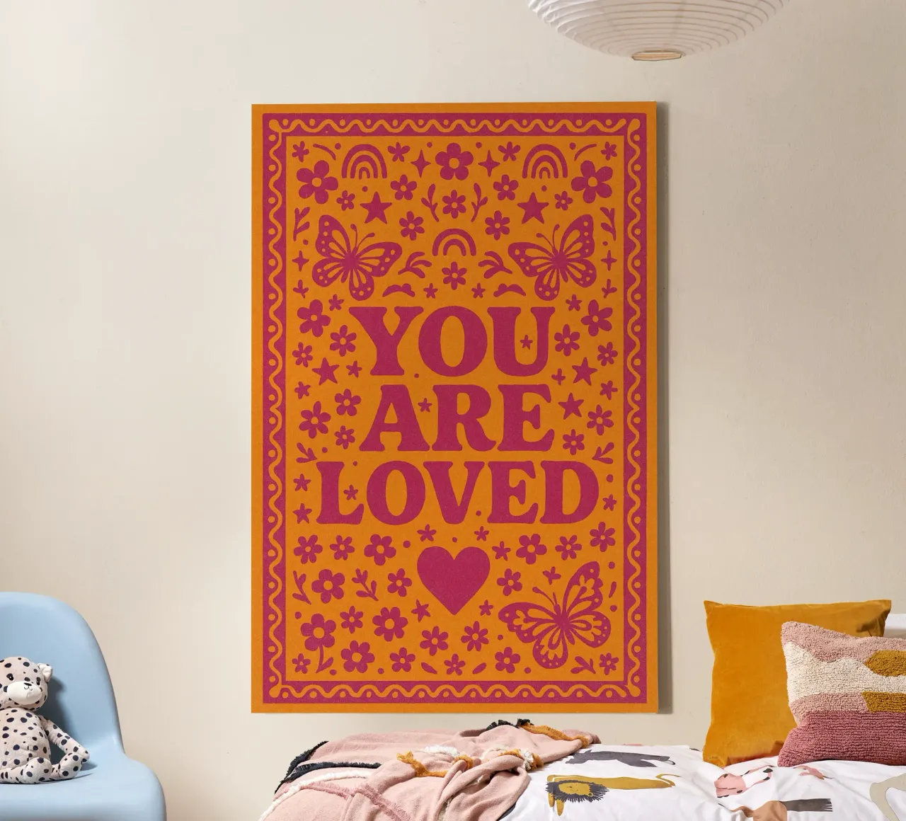 You are Loved canvas with Floater frame by Wall of Whispers