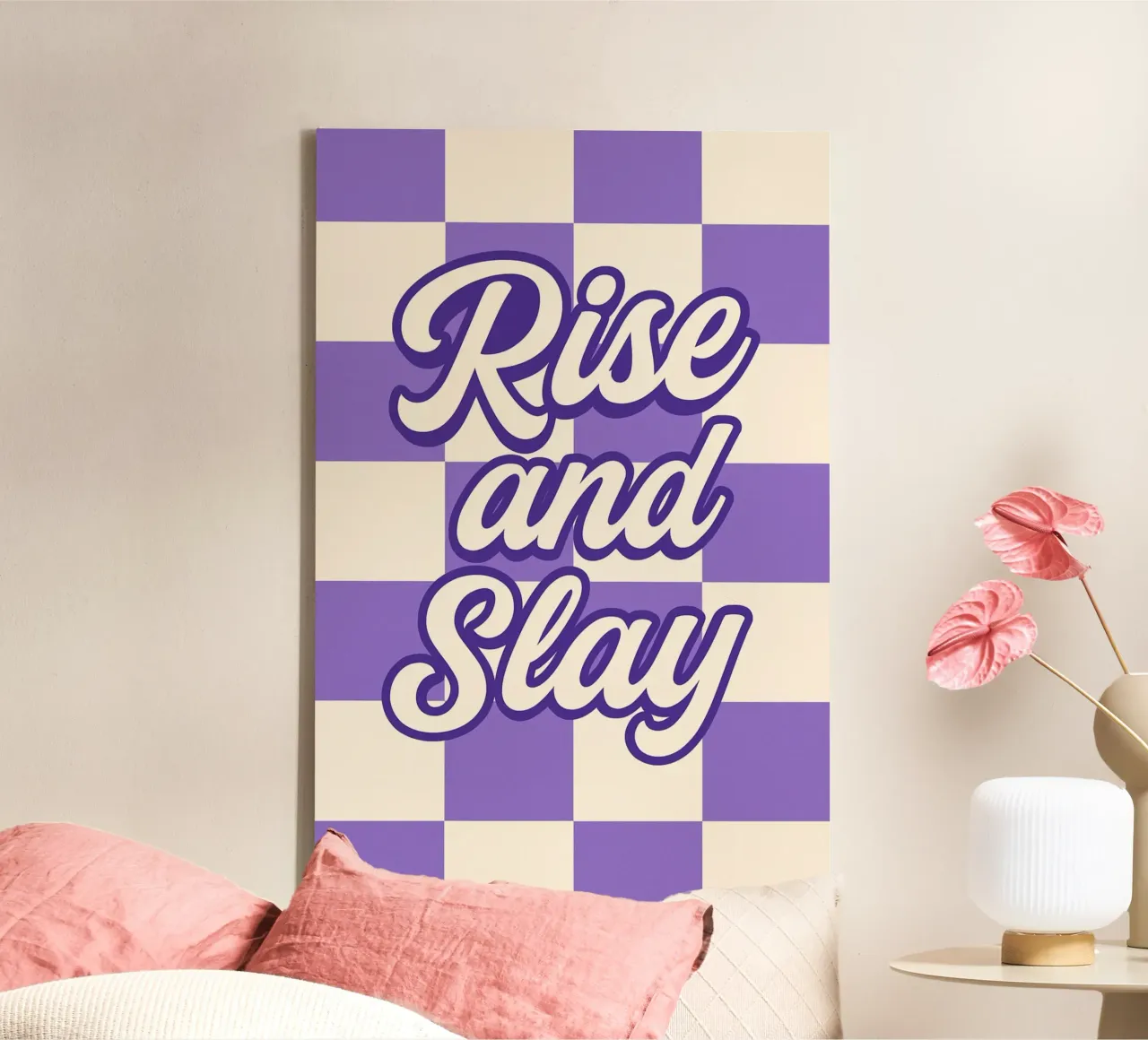Rise and Slay tela con Cornice a cassetta da Wall of Whispers