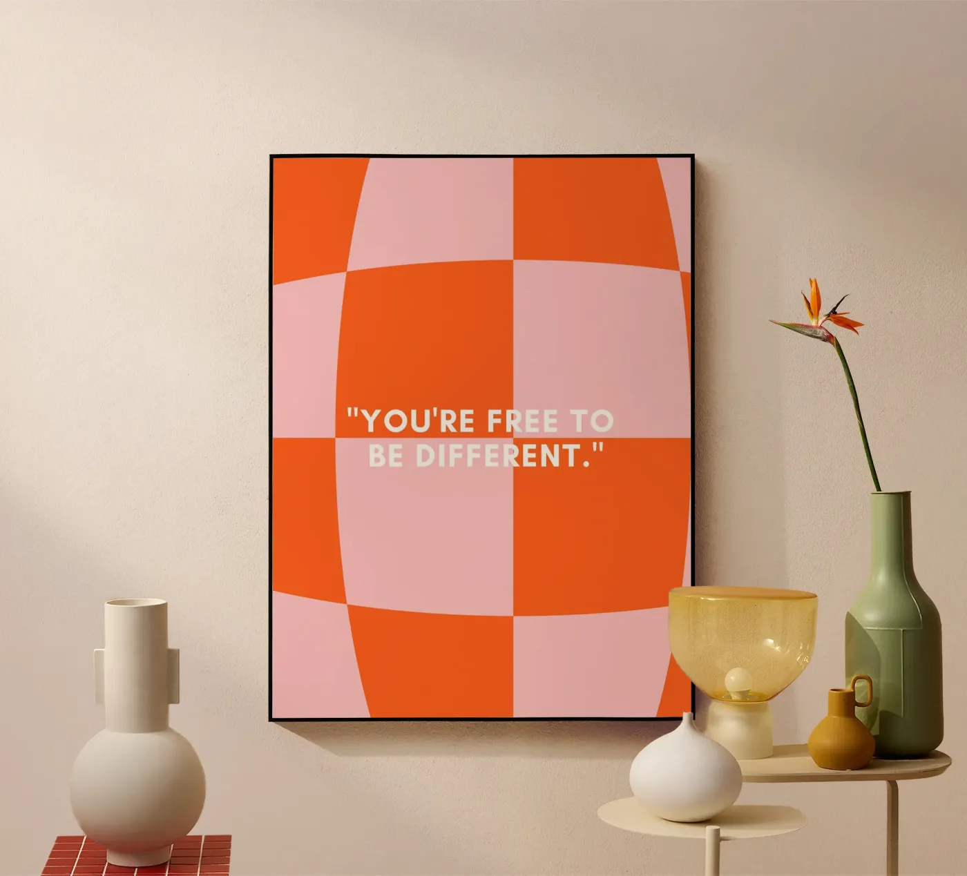 Positive Quotes acrylic glass by Dreamer10