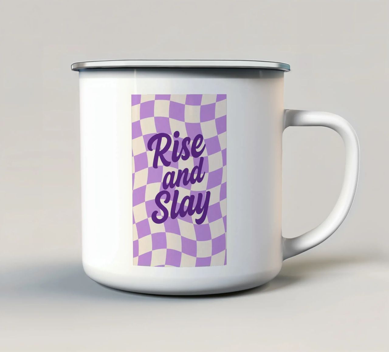 Rise and Slay tazza in smalto da Wall of Whispers