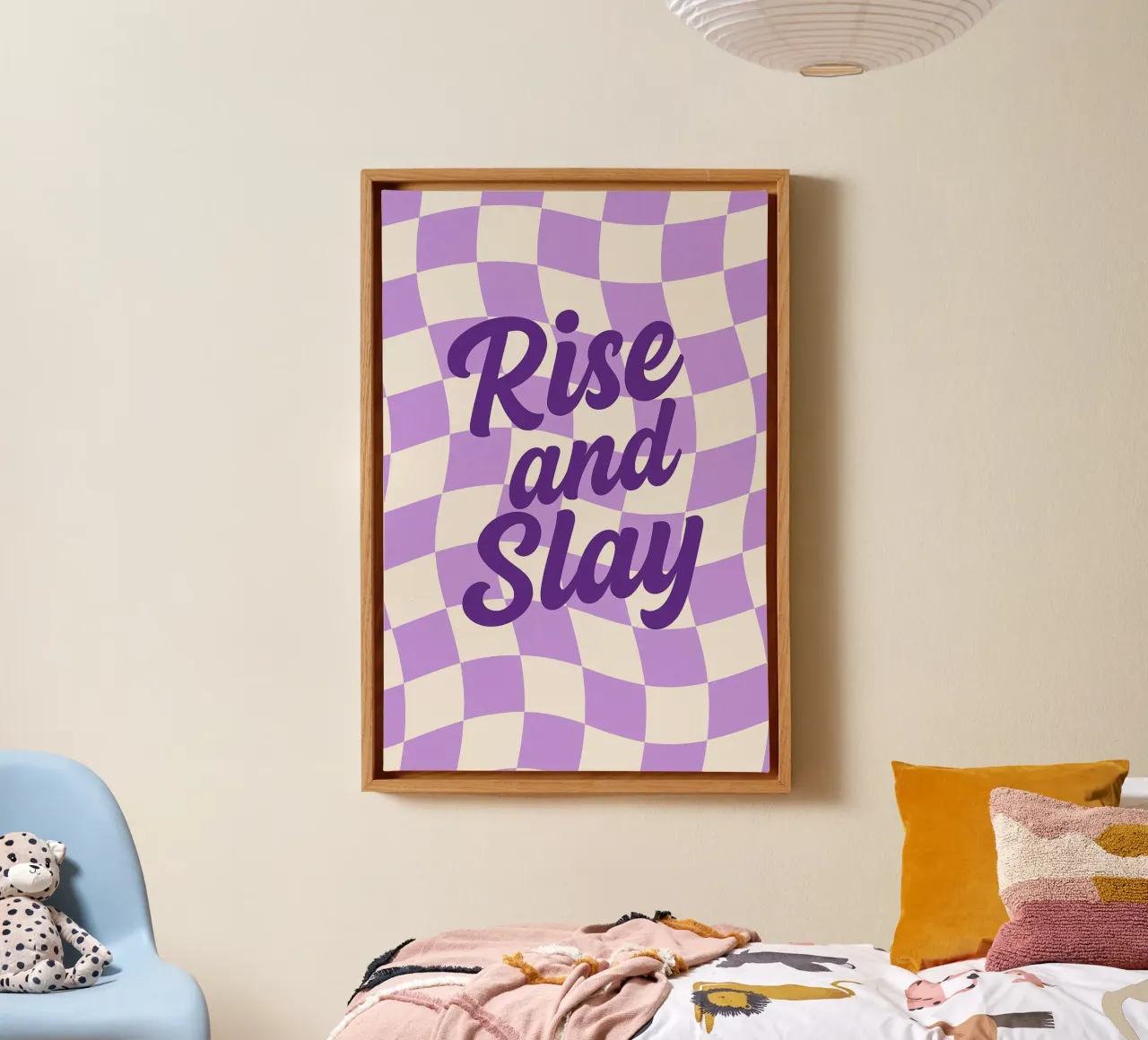 Rise and Slay canvas met Baklijst van Wall of Whispers