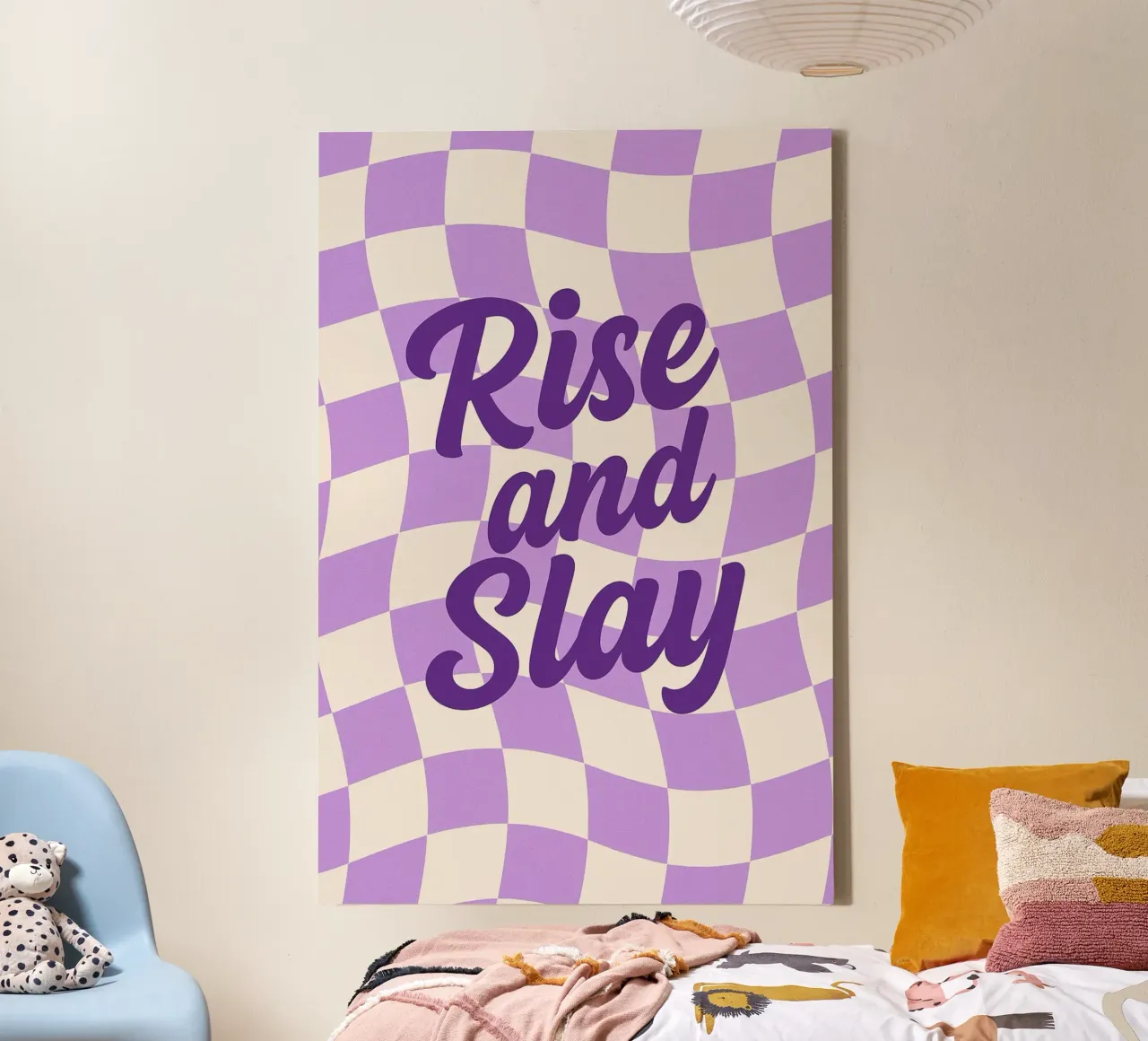 Rise and Slay canvas met Baklijst van Wall of Whispers