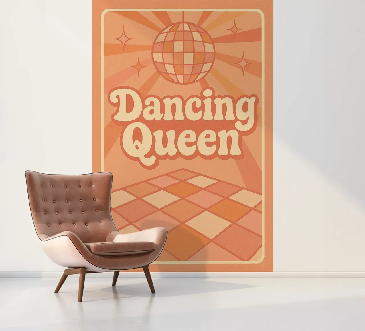 Dancing Queen fotobehang van Wall of Whispers