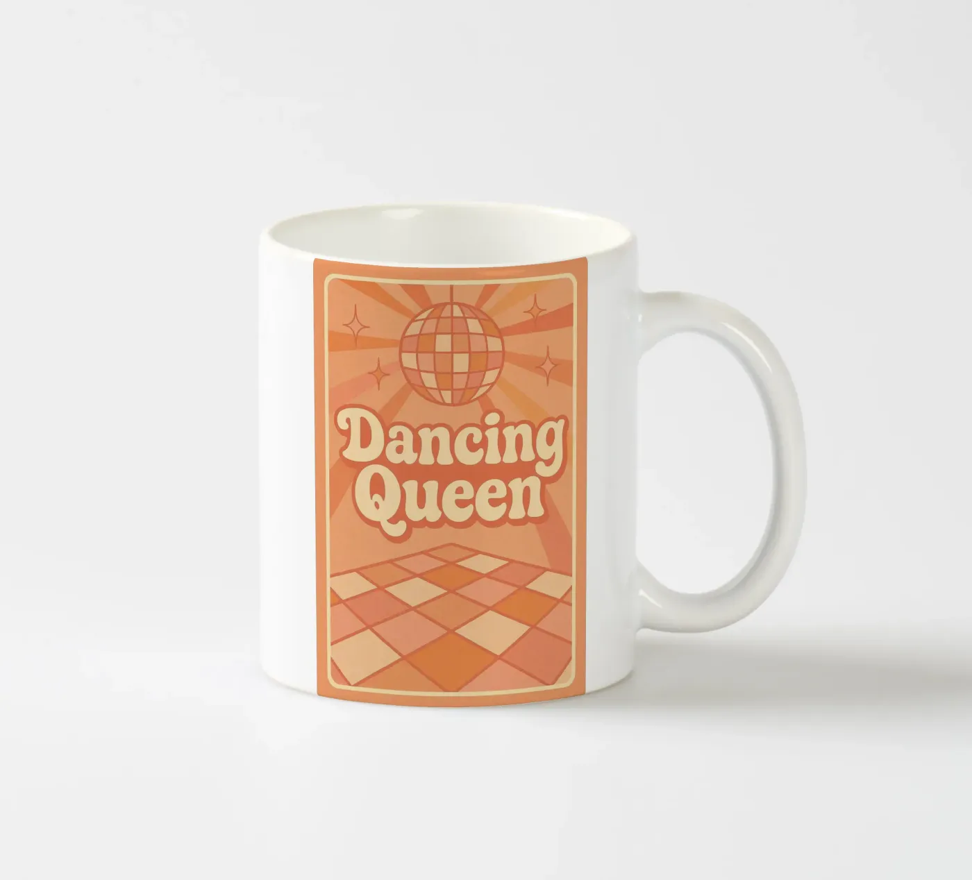 Dancing Queen ceramic mug by Wall of Whispers