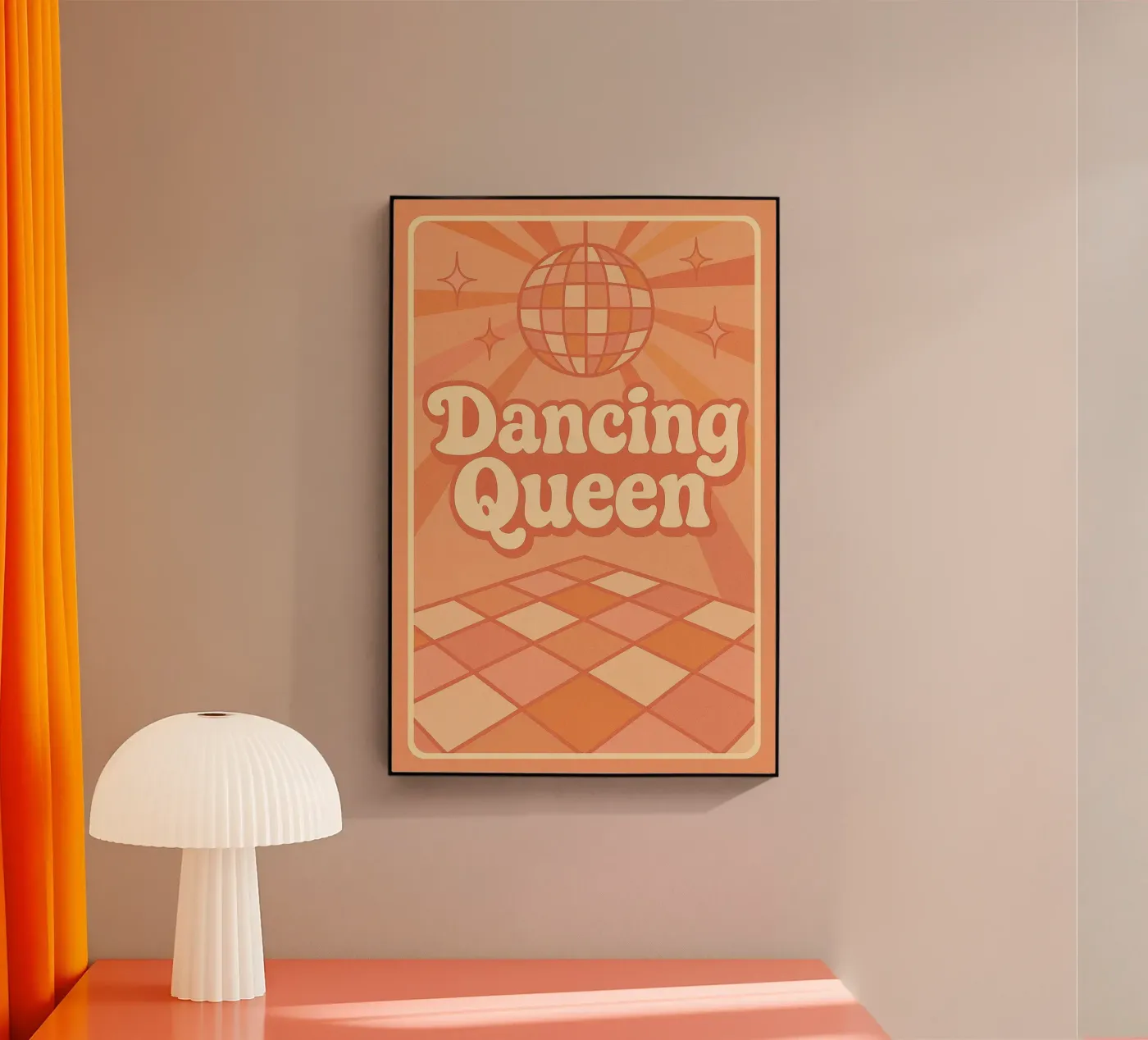 Dancing Queen plexiglas de Wall of Whispers