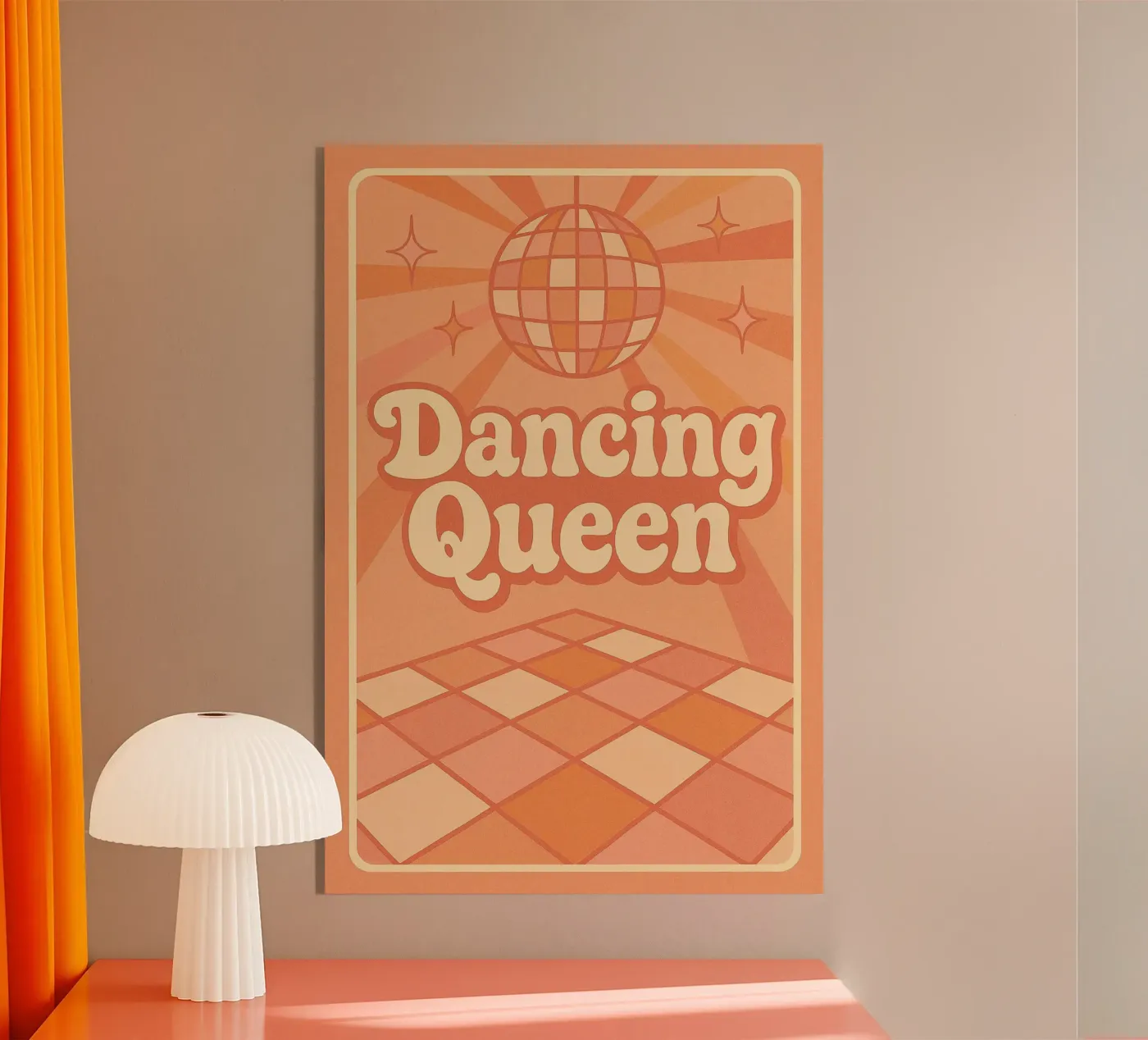 Dancing Queen plexiglas de Wall of Whispers