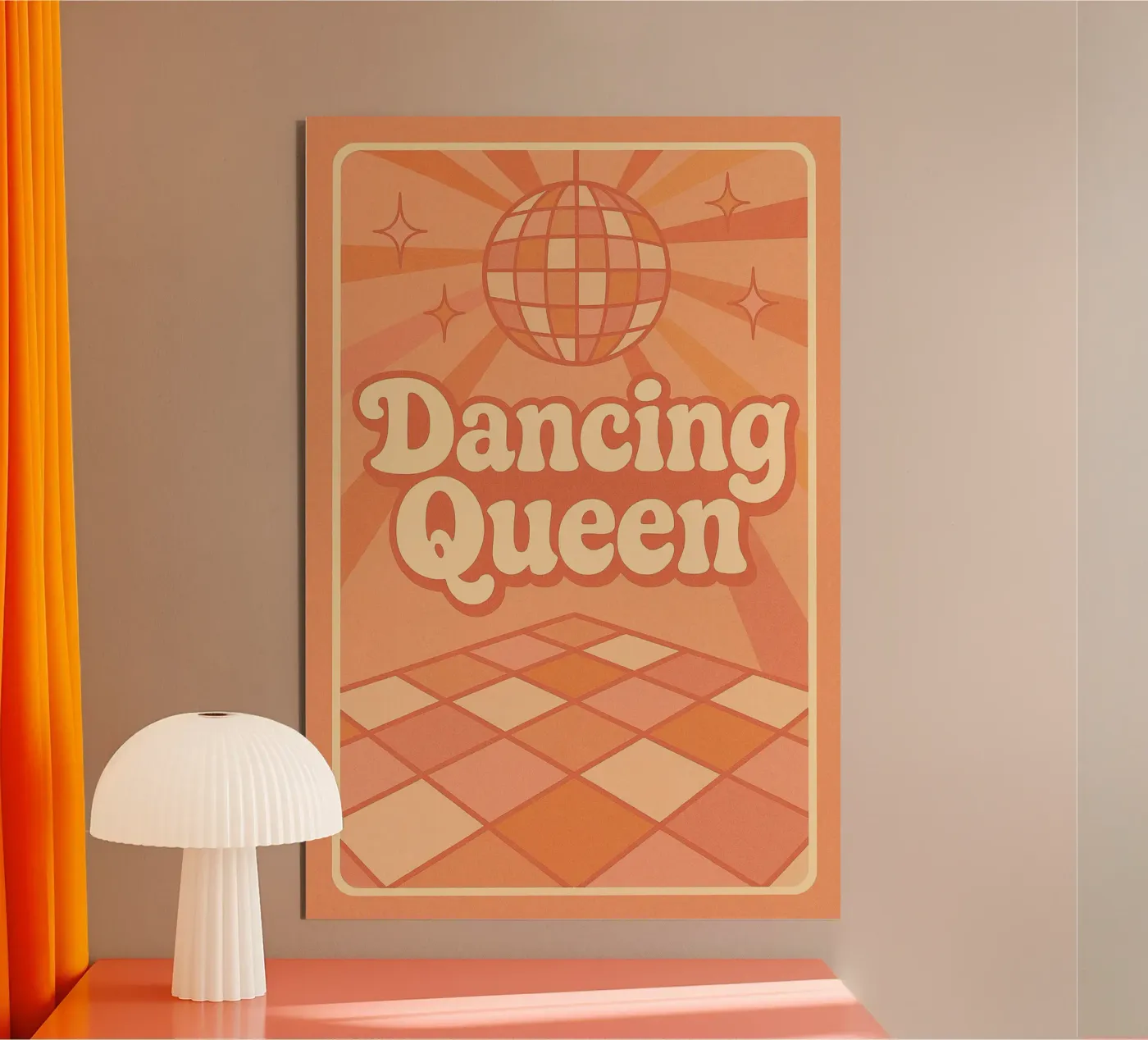 Dancing Queen alluminio dibond da Wall of Whispers