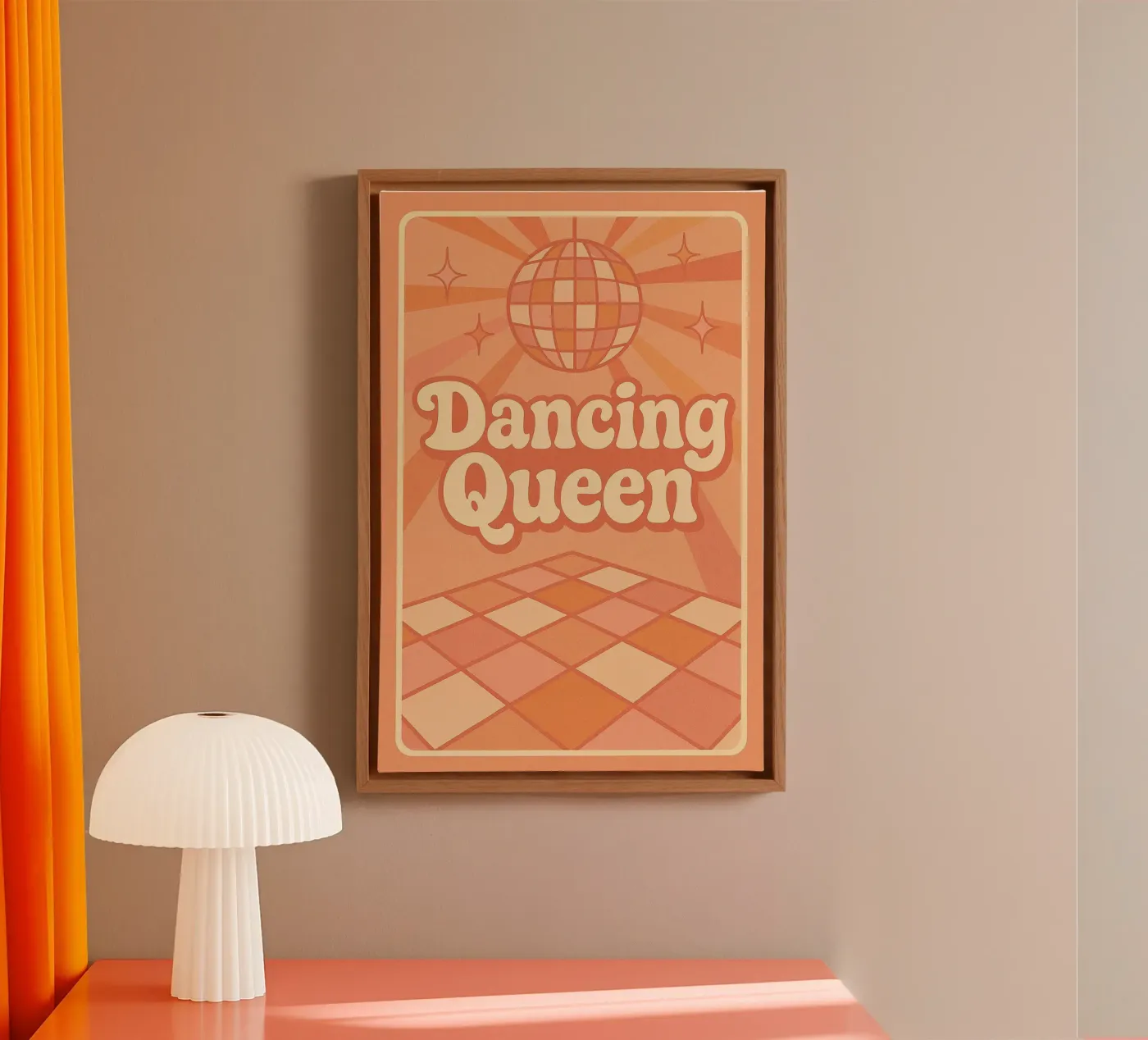 Dancing Queen canvas by Wall of Whispers