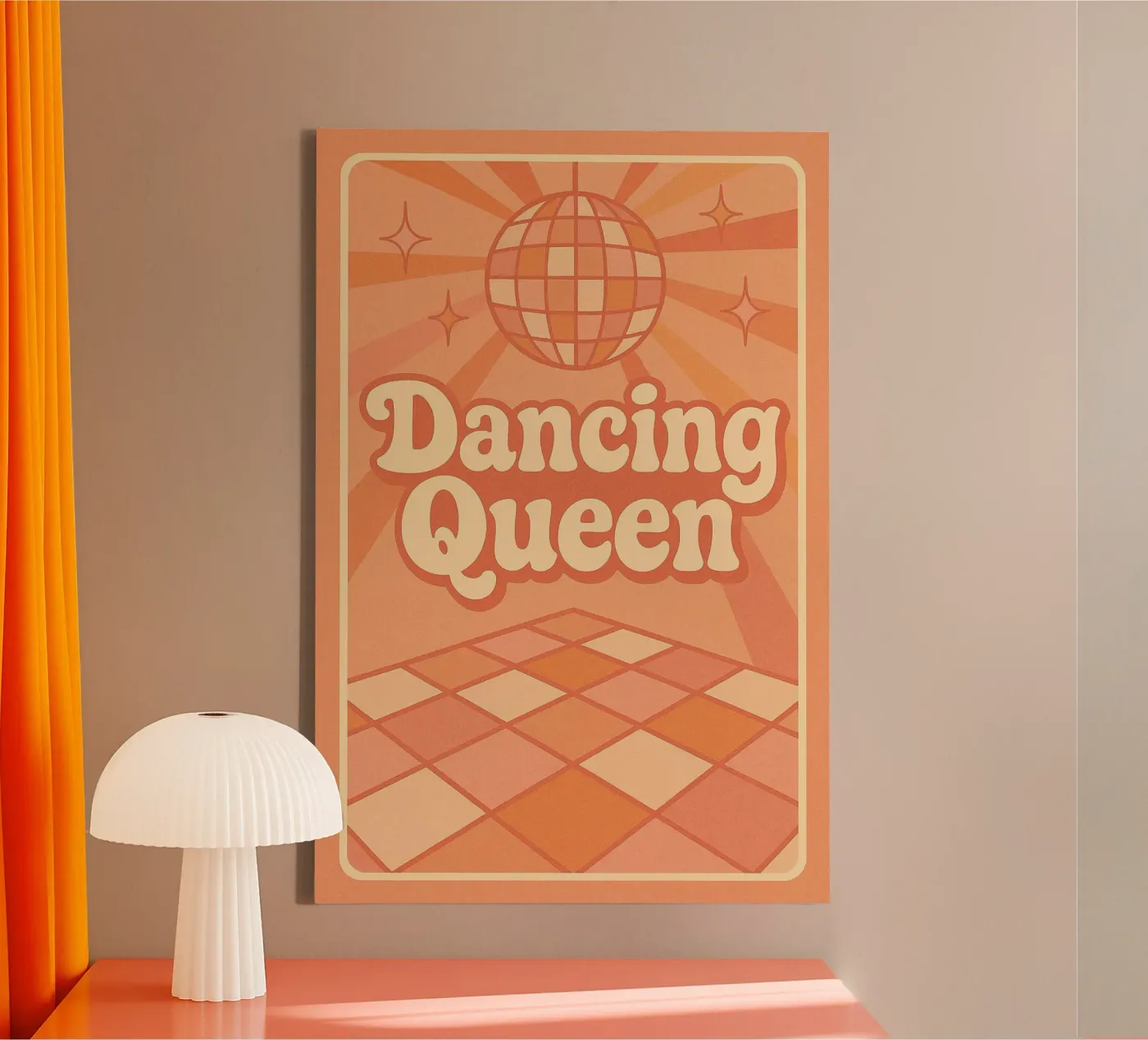 Dancing Queen canvas by Wall of Whispers
