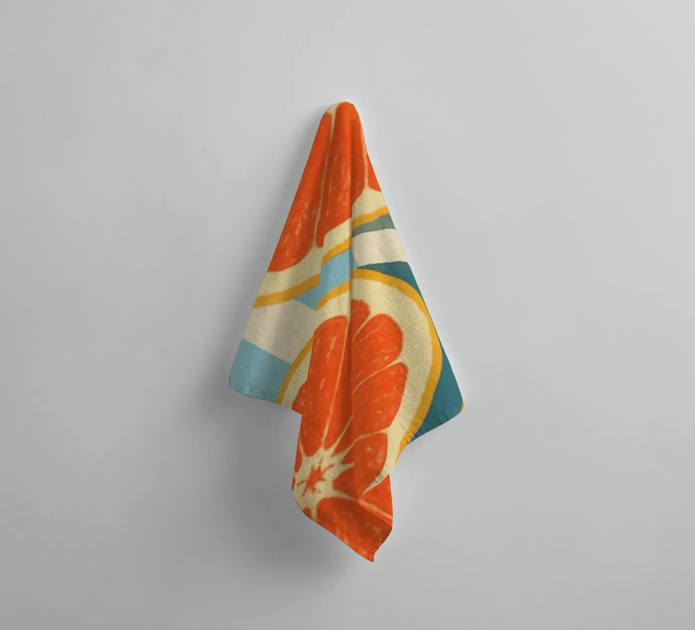 Grapefruit towel by Gypsy Galleria