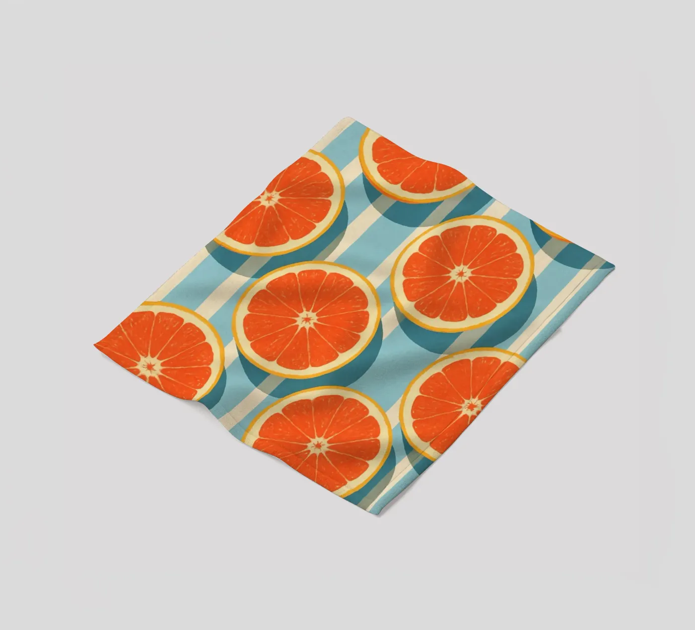 Grapefruit fleece blanket by Gypsy Galleria