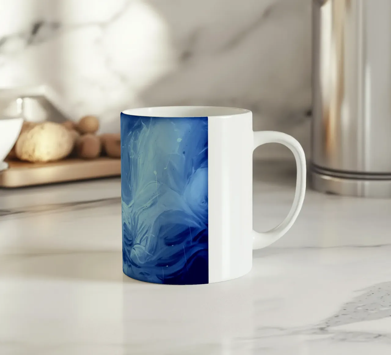 Immergetevi in profondità tazza in ceramica da Happy 😃 Art 🎨 by Christine Schnoell