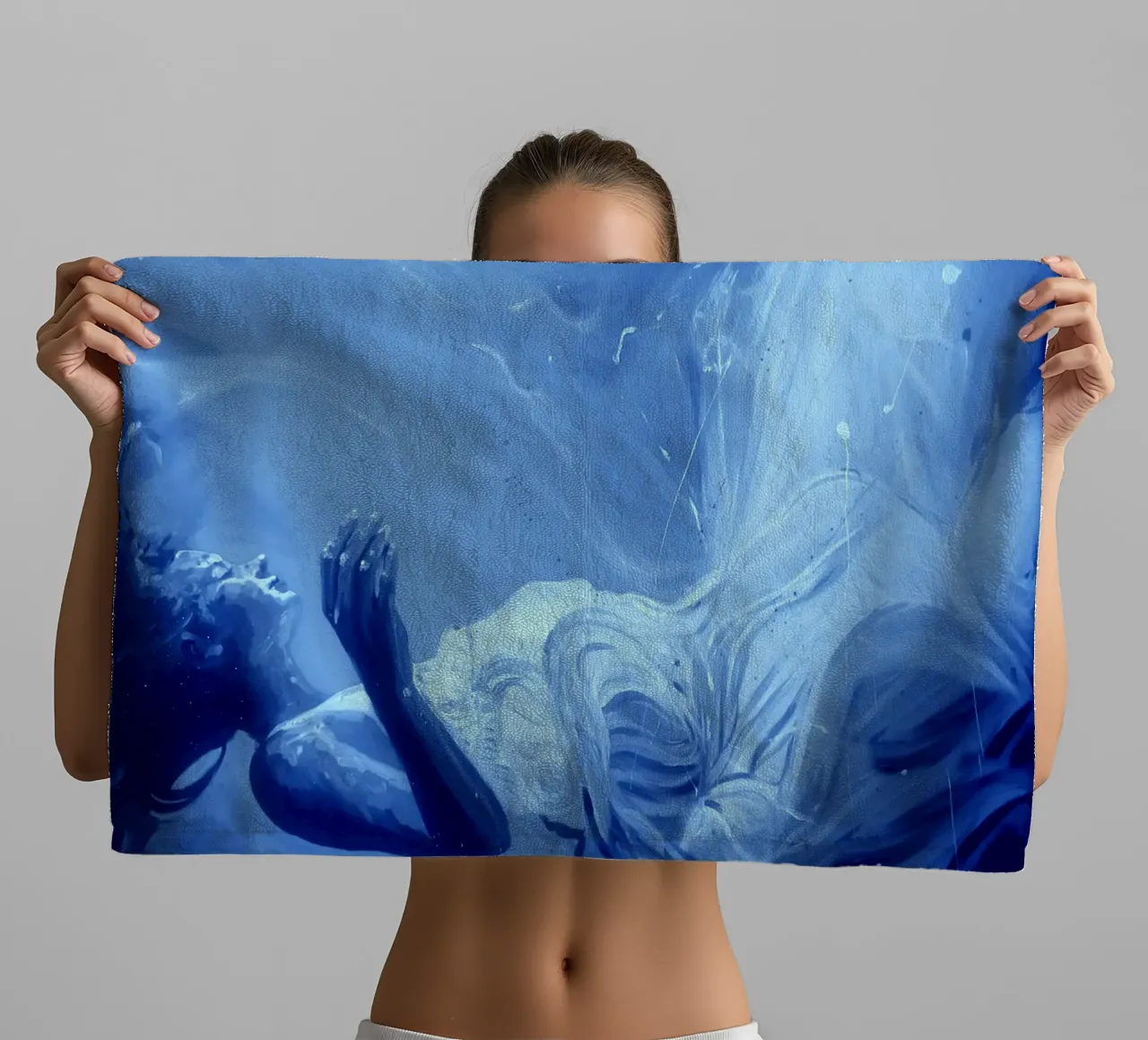 Immergetevi in profondità asciugamano da bagno da Happy 😃 Art 🎨 by Christine Schnoell