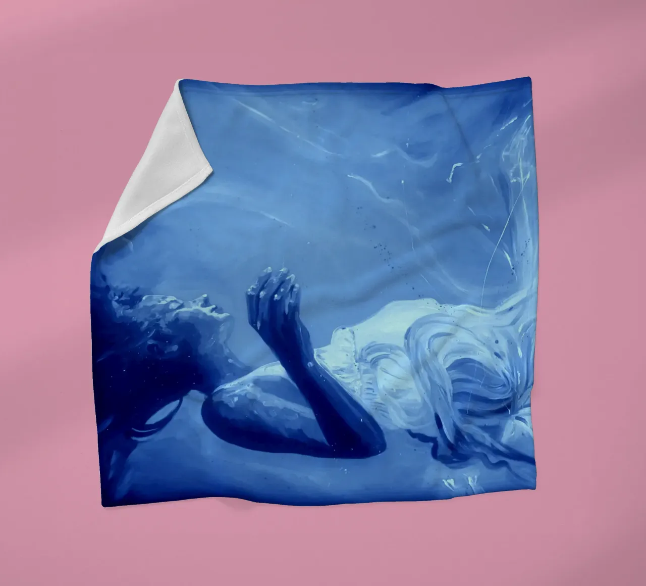 Immergetevi in profondità coperta in pile da Happy 😃 Art 🎨 by Christine Schnoell