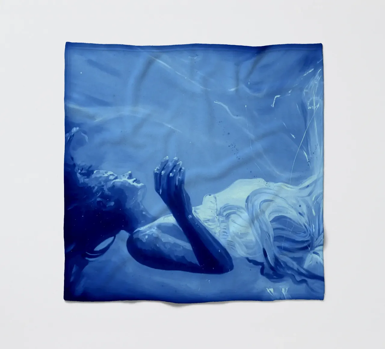 Immergetevi in profondità coperta in pile da Happy 😃 Art 🎨 by Christine Schnoell