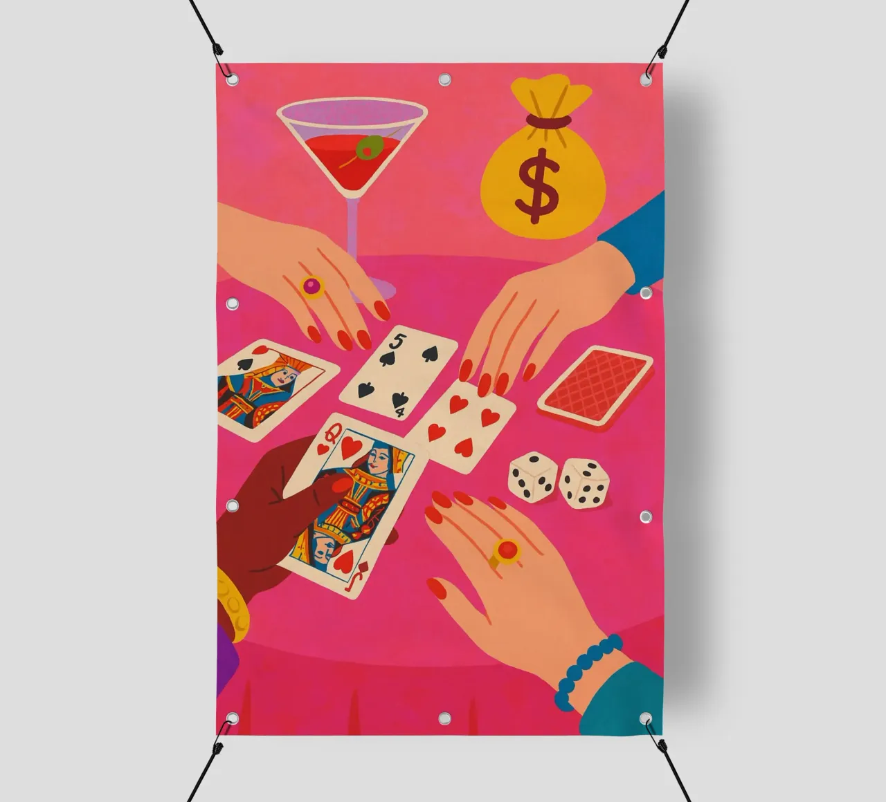 The Game telo in pvc da Gypsy Galleria
