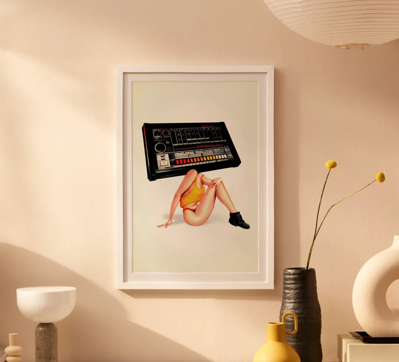 808 Dream Date poster con telaio in alluminio da Kelly Gilleran