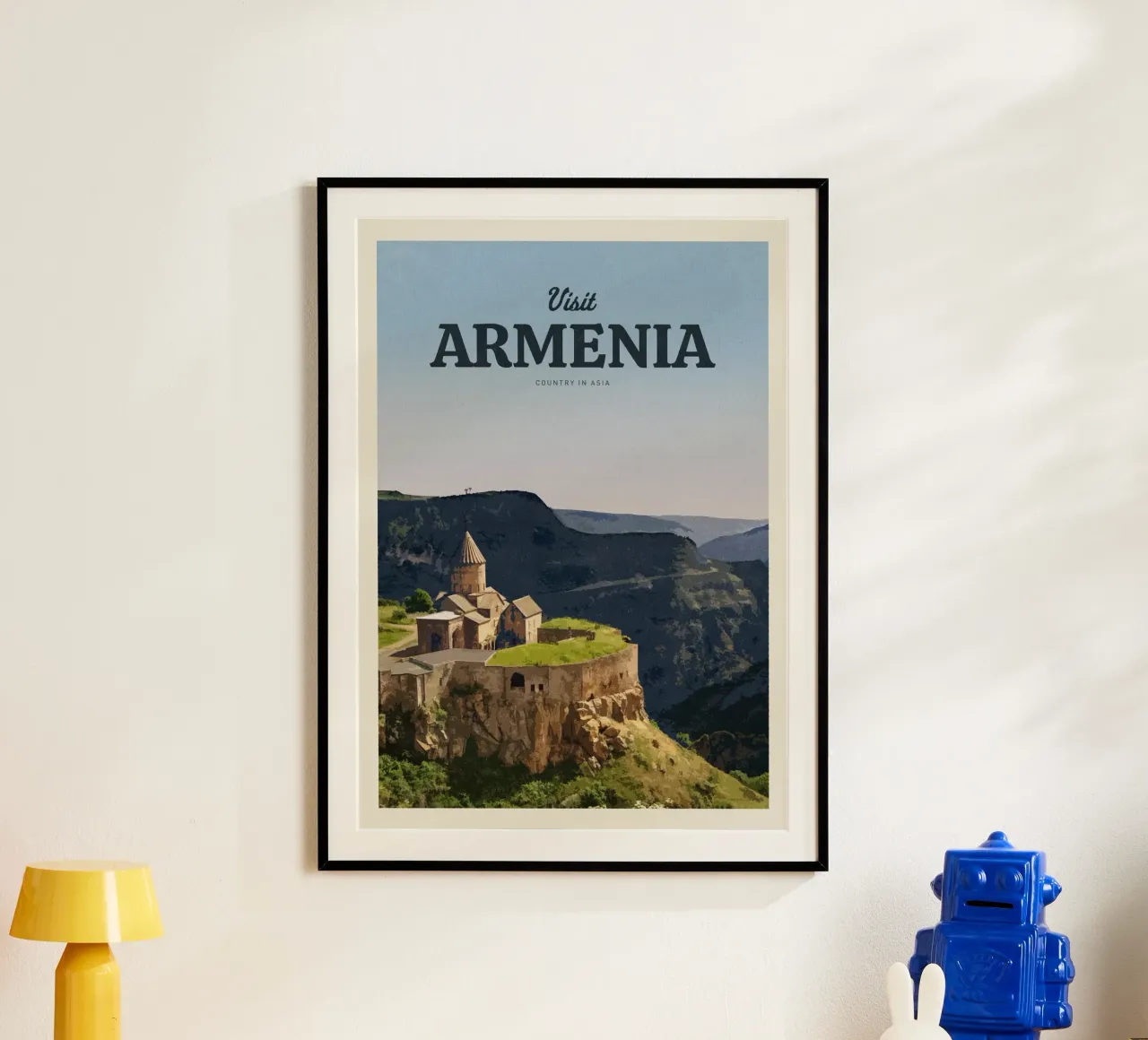 Viaggio in Armenia poster con telaio in plastica da Mercury Club