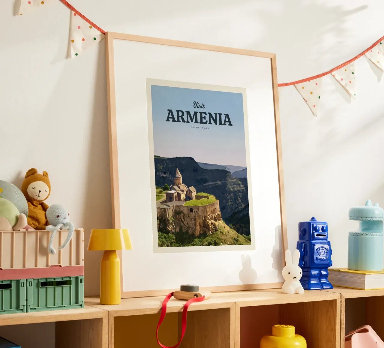 Viaggio in Armenia poster con telaio in plastica da Mercury Club