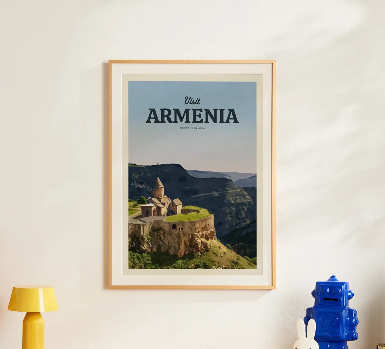 Viaggio in Armenia poster con telaio in plastica da Mercury Club