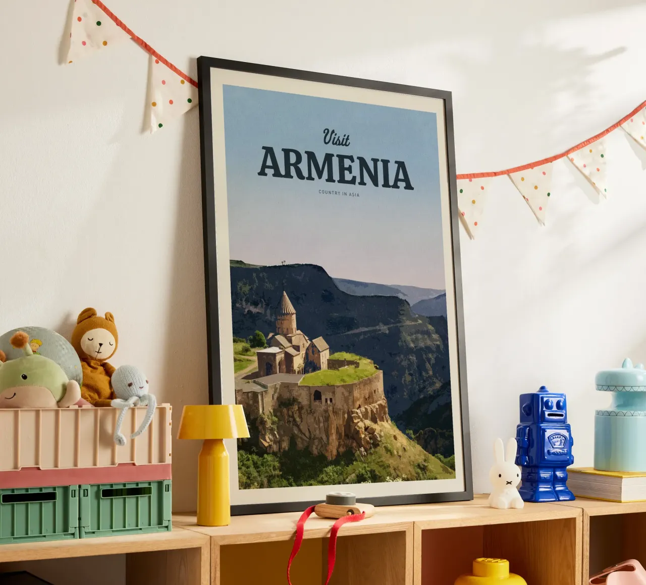 Viaggio in Armenia poster con telaio in plastica da Mercury Club
