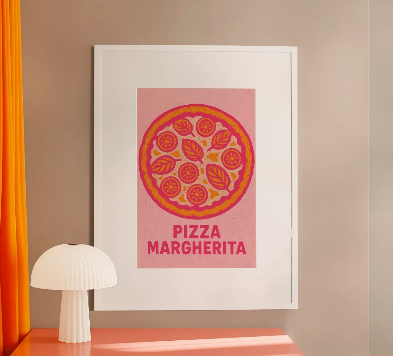 Pizza Margherita hahnemühle by Gypsy Galleria