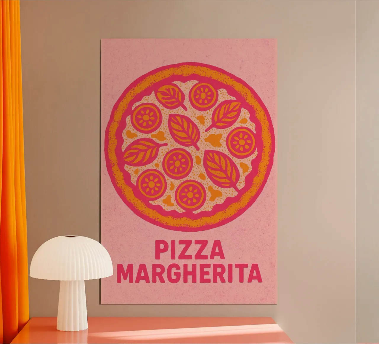 Pizza Margherita hahnemühle by Gypsy Galleria
