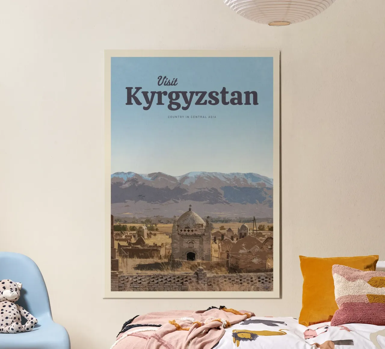Viaggio in Kirghizistan carta hahnemühle da Mercury Club