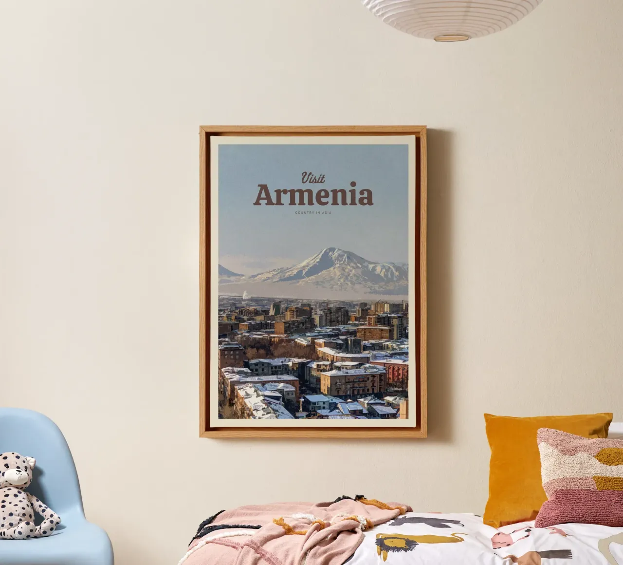 Viaggio in Armenia tela con Cornice a cassetta da Mercury Club