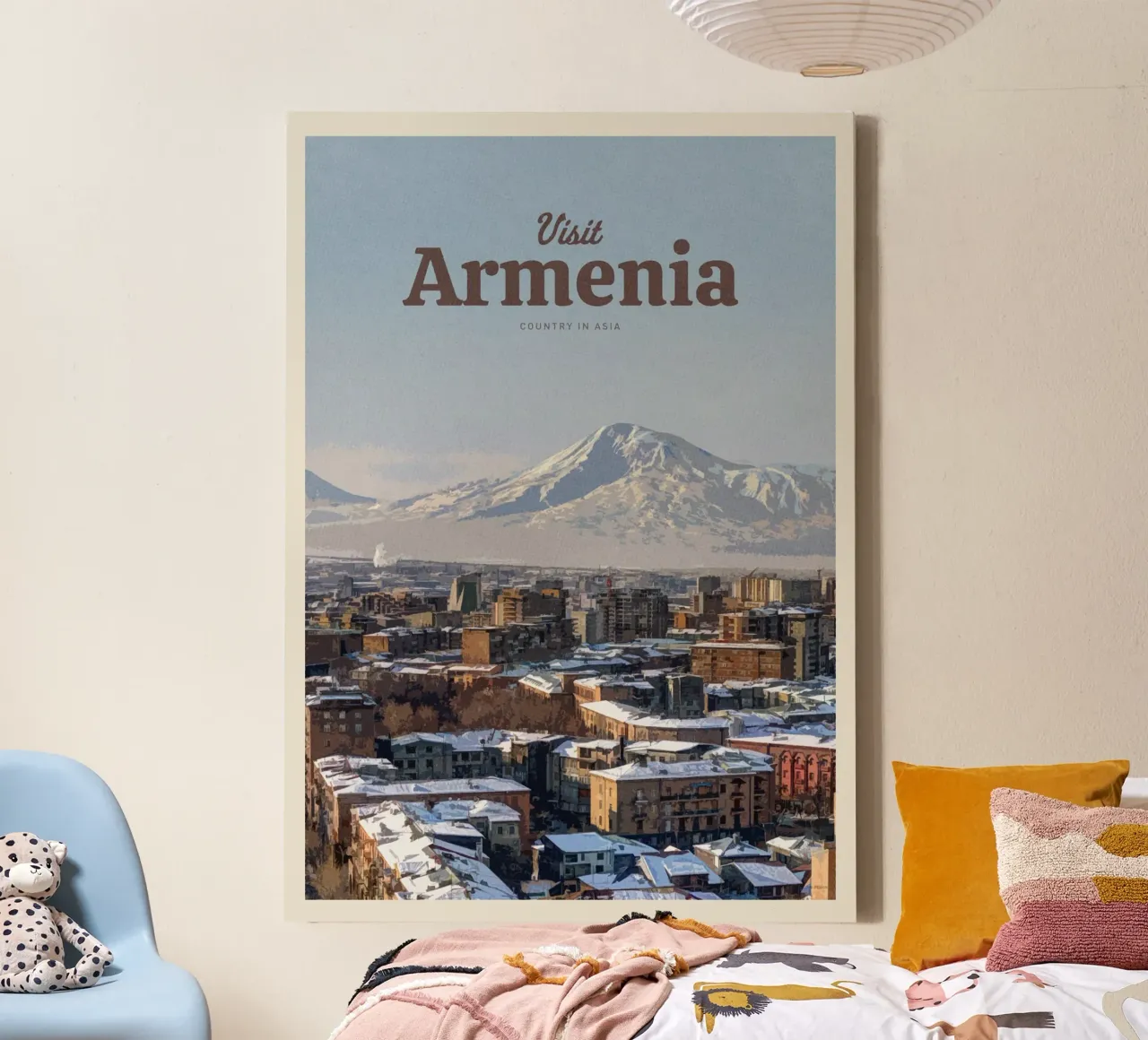 Viaggio in Armenia tela con Cornice a cassetta da Mercury Club